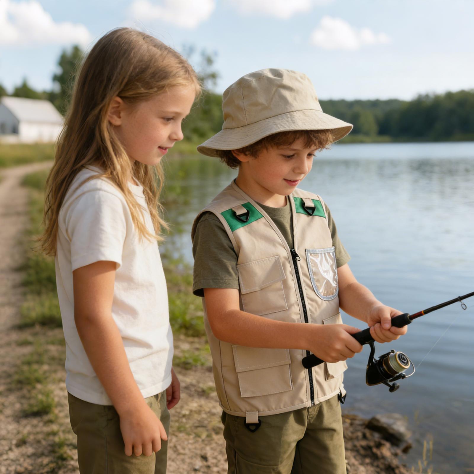 Colete de Explorador Infantil  - Fishing Equipment For 6 Year Old avaliação e preço