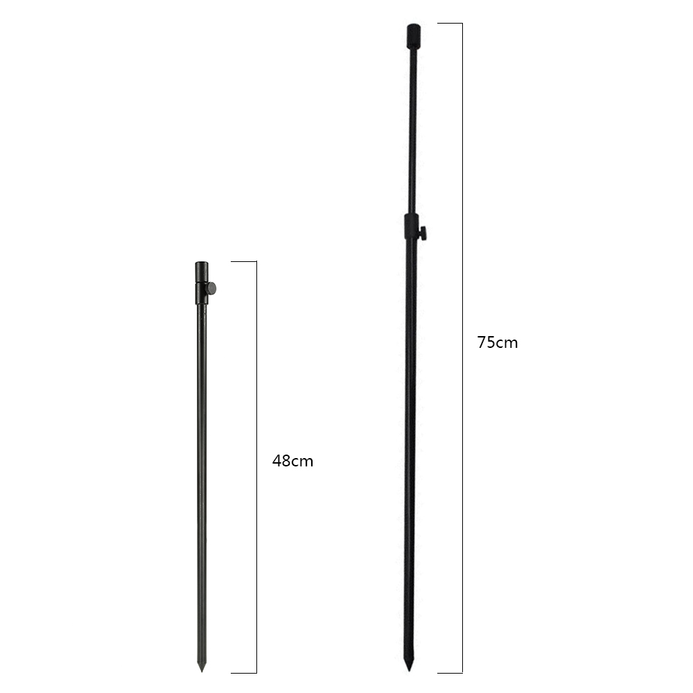 48-75cm estendendo liga de alu - Fishing Rod Pod avaliação e preço