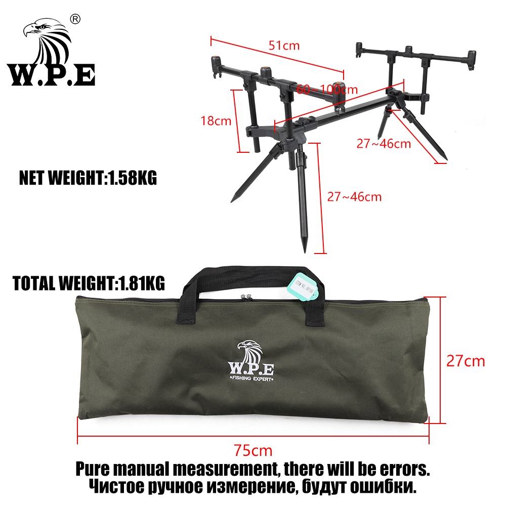 W.P.E Suporte para vara de pes - Fishing Rod Pod avaliação e preço
